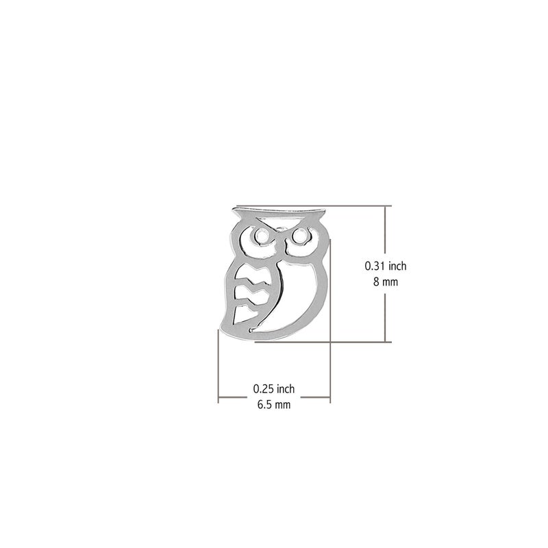 Boma Jewelry Sterling Silver Owl Stud Earrings - Image 5